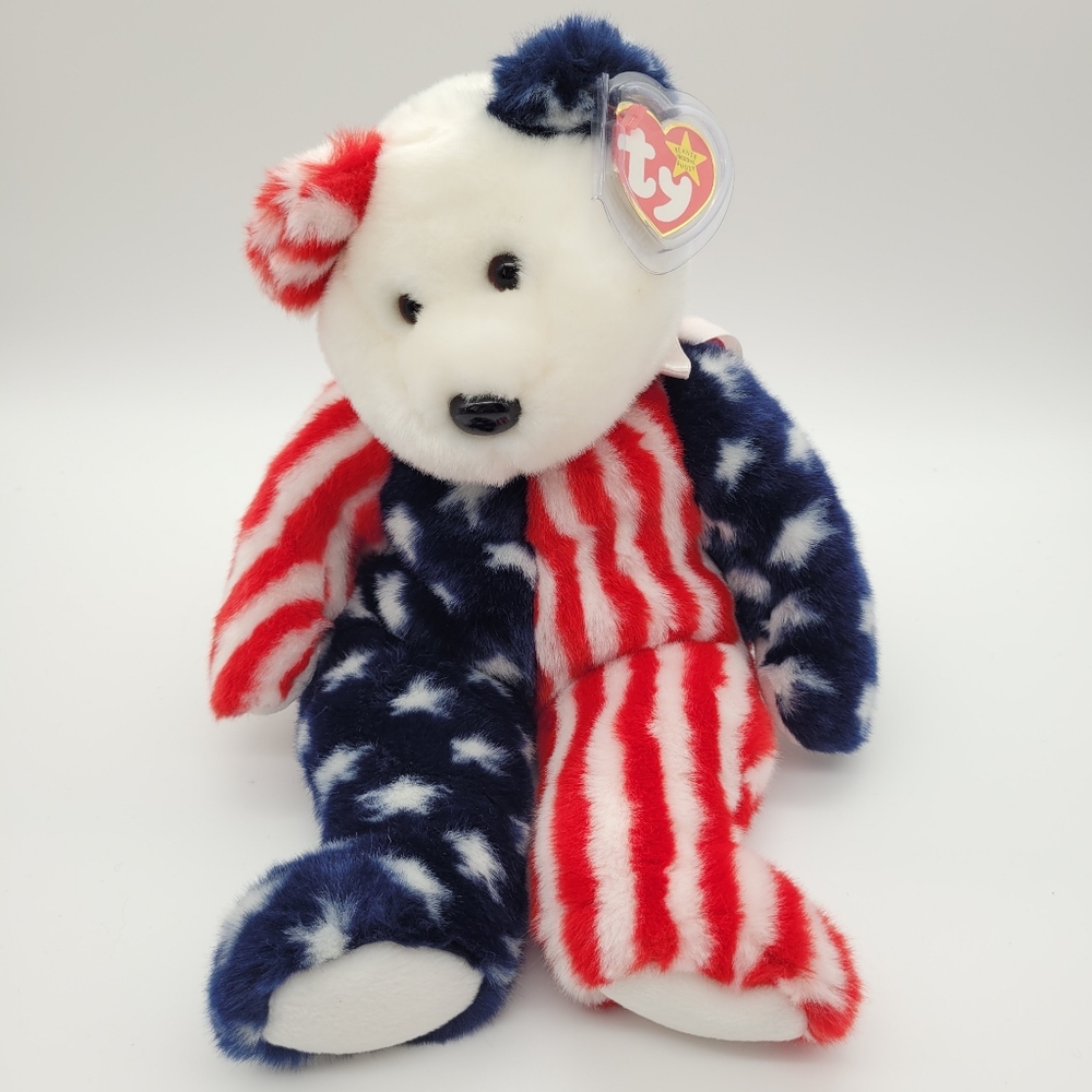 TY | Spangle vintage Beanie Baby Beanie Buddies Collection 1999 plush bear